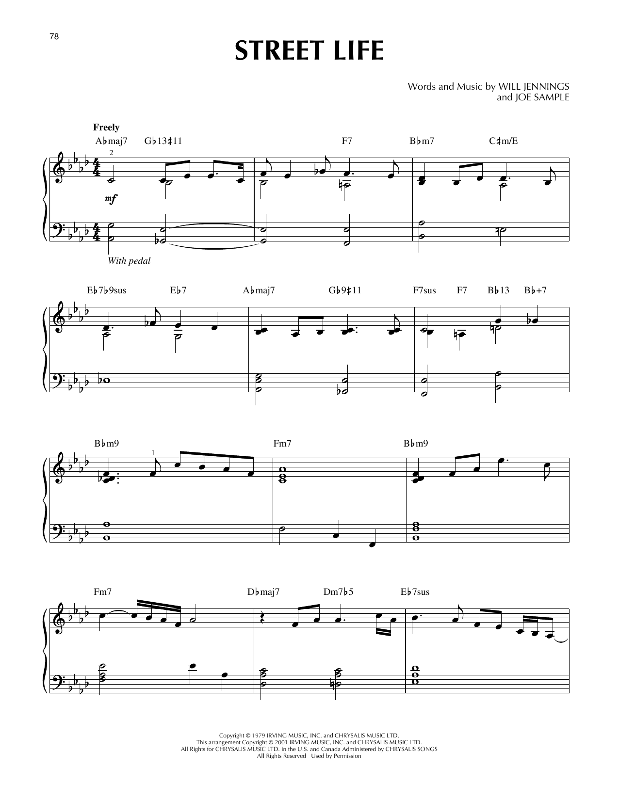Produktgalerie: Seite 1 von 1 Street Life (arr. Larry Moore), The Crusaders, Klavier