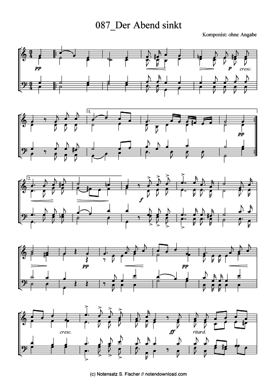 Produktbild zu: Der Abend sinkt 