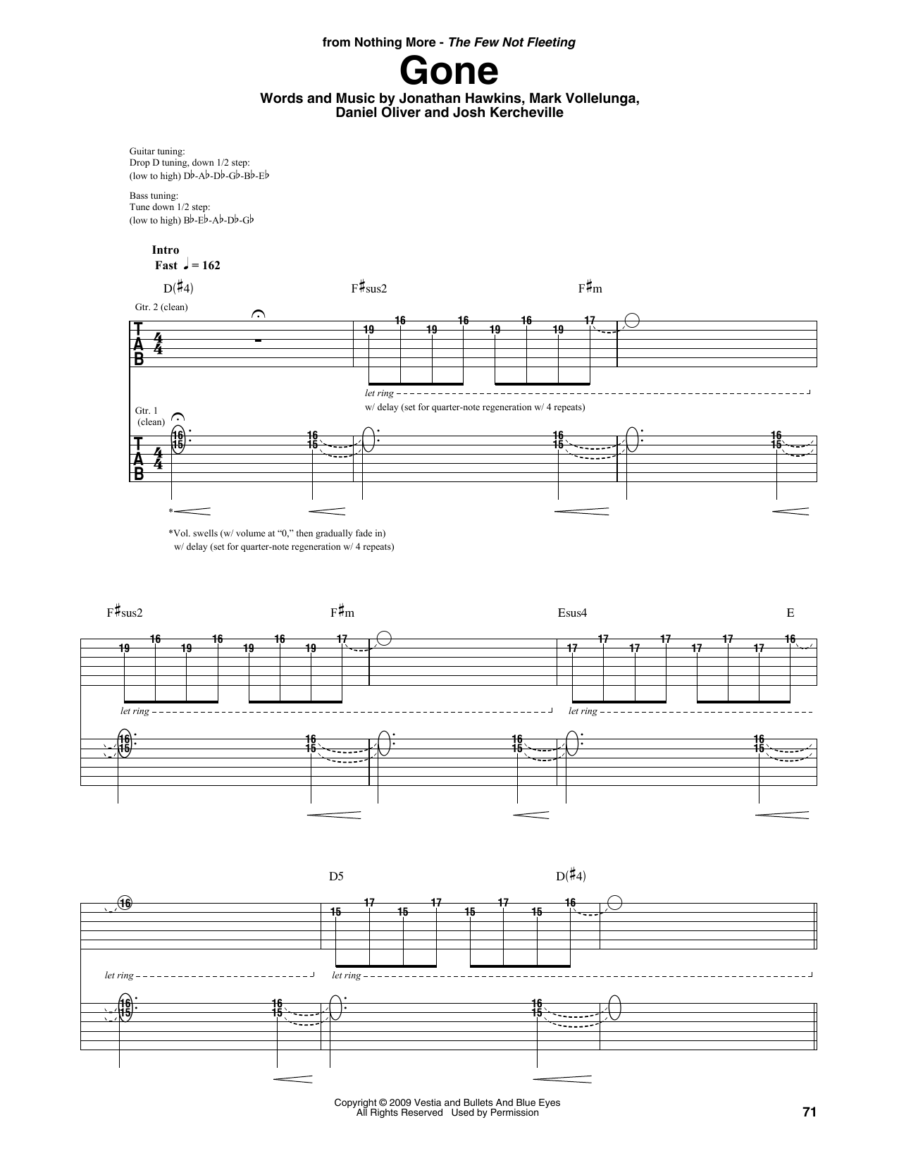 Produktgalerie: Seite 1 von 1 Gone, Nothing More, Gitarre