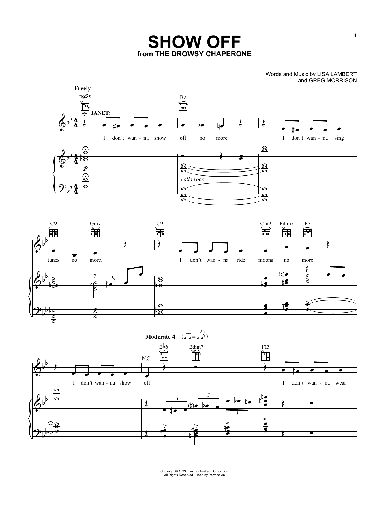 Produktbild zu: Show Off (from The Drowsy Chaperone Musical)