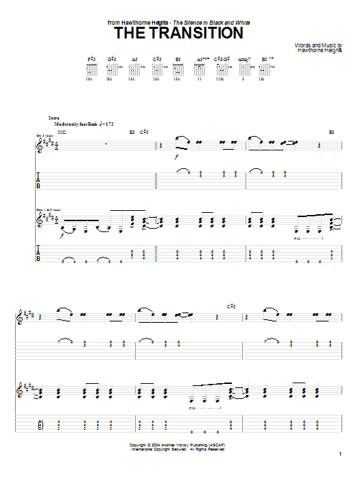 Product gallery: Page 1 of 1 The Transition, Hawthorne Heights