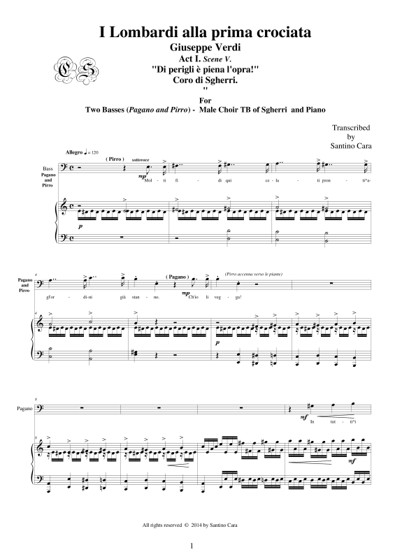 Produktbild zu: I Lombardi - (Act 1-V) Di perigli è piena l'opraGiuseppe Verdi