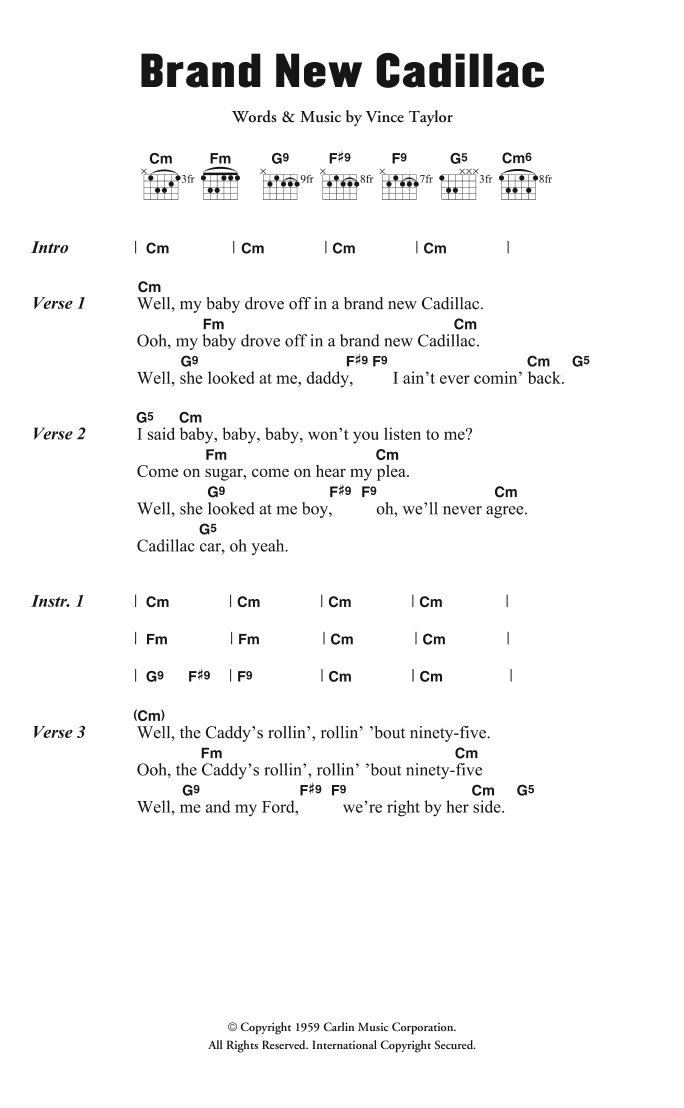Produktbild zu: Brand New Cadillac