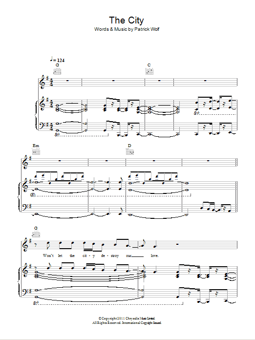 Produktgalerie: Seite 1 von 1 The City, Patrick Wolf, Gesang, Gitarre, Klavier