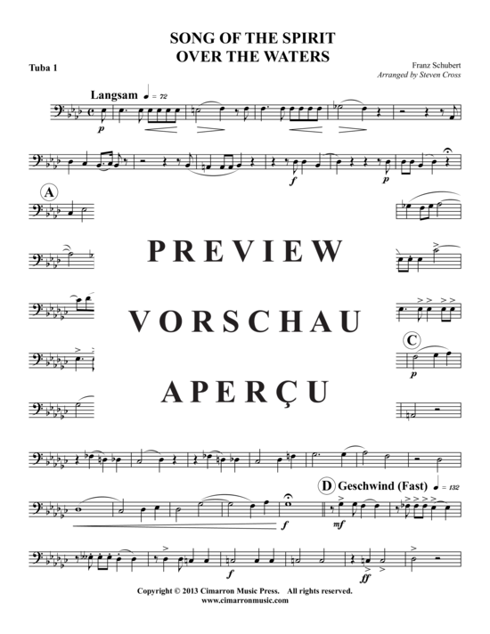 Product gallery: Page 14 of 17 Song of the Spirit Over the Waters , , (2x Baritone, 2x Tuba)