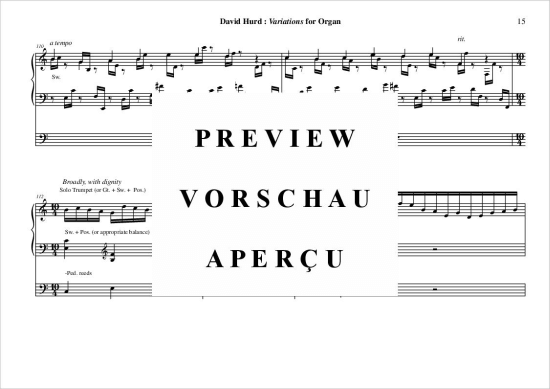 Product gallery: Page 16 of 19 Variations , , (Orgel Solo)