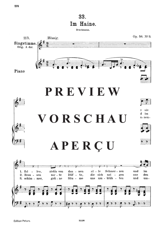 Product gallery: Page 2 of 3 Im Haine D.737, , Medium Voice and Piano