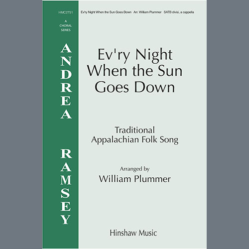 cover: Ev'ry Night When The Sun Goes Down, William Plummer