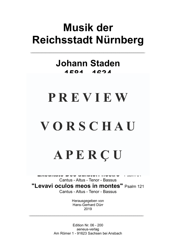 gallery: Harmoniae novae Heft 2, , Chor vierstimmig mit B.C.