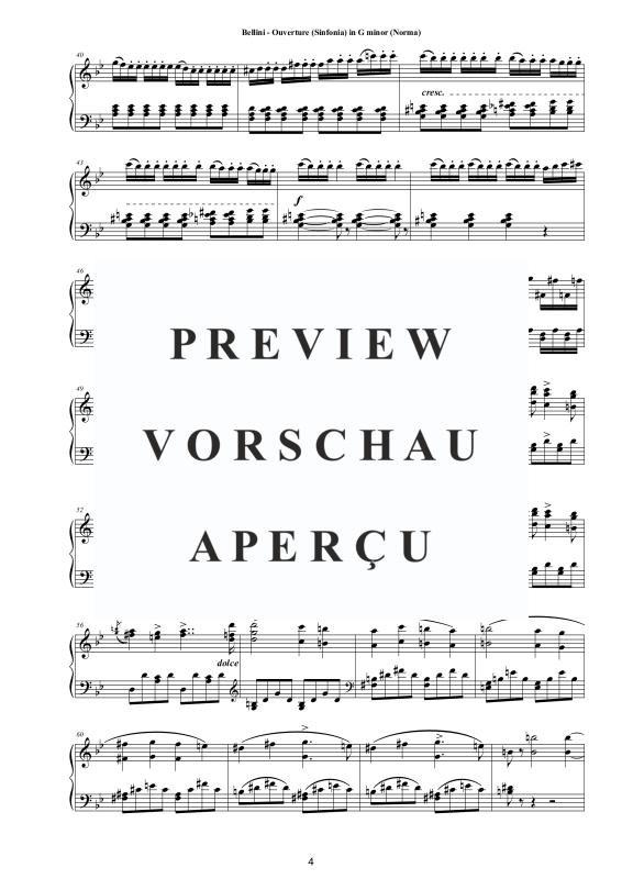 Produktgalerie: Seite 5 von 11 Ouverture (Sinfonia) (Norma), , Klavier Solo