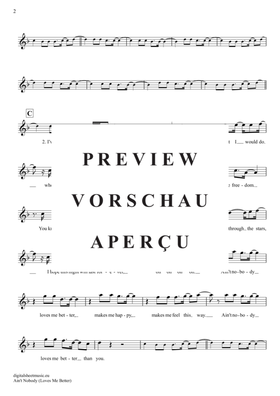 Produktgalerie: Seite 3 von 4 Ain´t nobody (loves me better) , Jaehn, Felix, Oboe