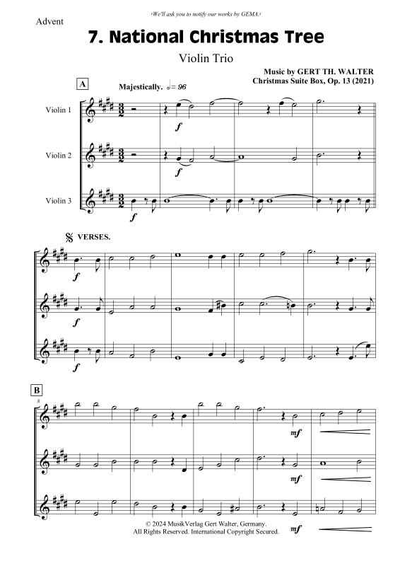 Produktbild zu: National Christmas TreeGert Th. Walter