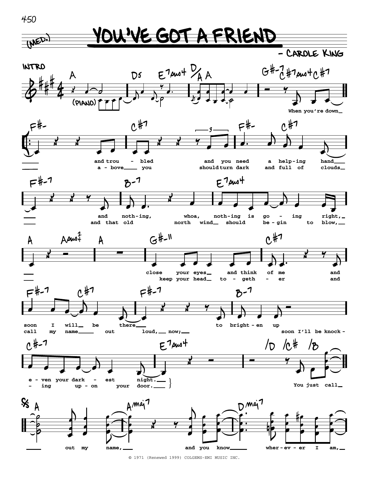 Produktbild zu:  You've Got A Friend - Carole King