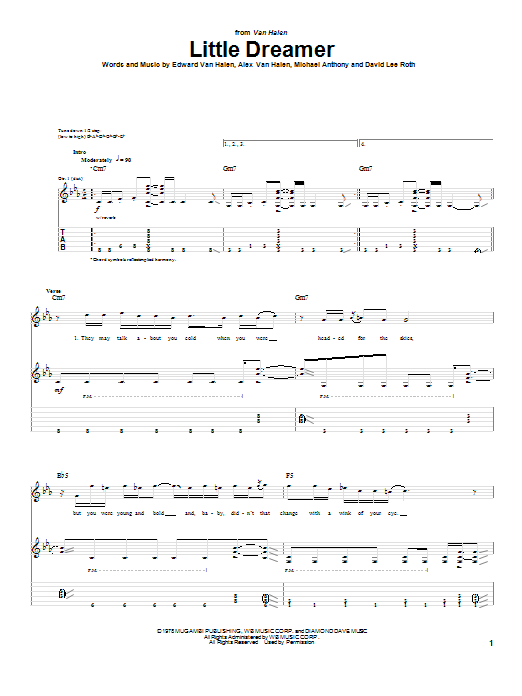 Produktgalerie: Seite 1 von 1 Little Dreamer, Van Halen, Gitarre