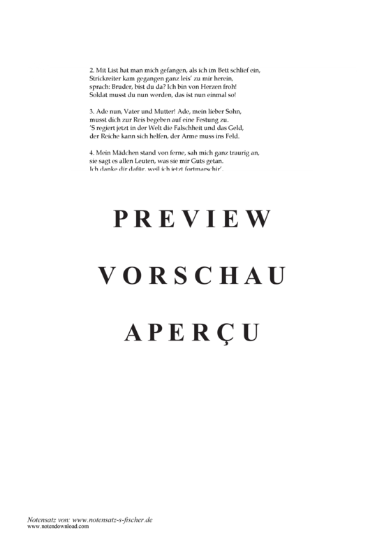 Product gallery: Page 3 of 3 Der Rekrut , , Piano and Voice