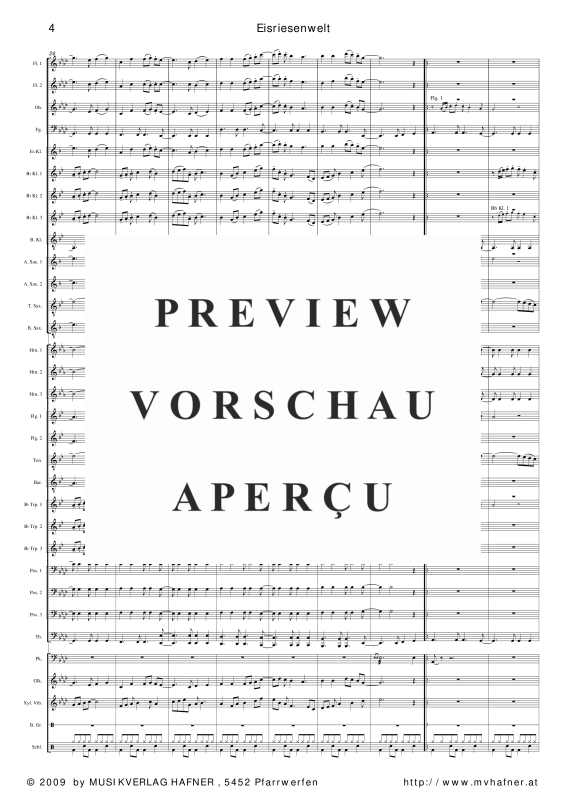 Product gallery: Page 9 of 11 Eisriesenwelt, , (large wind orchestra)