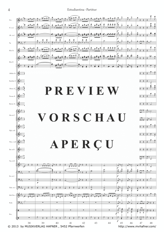 Product gallery: Page 9 of 11 Estudiantina, , (large wind orchestra)