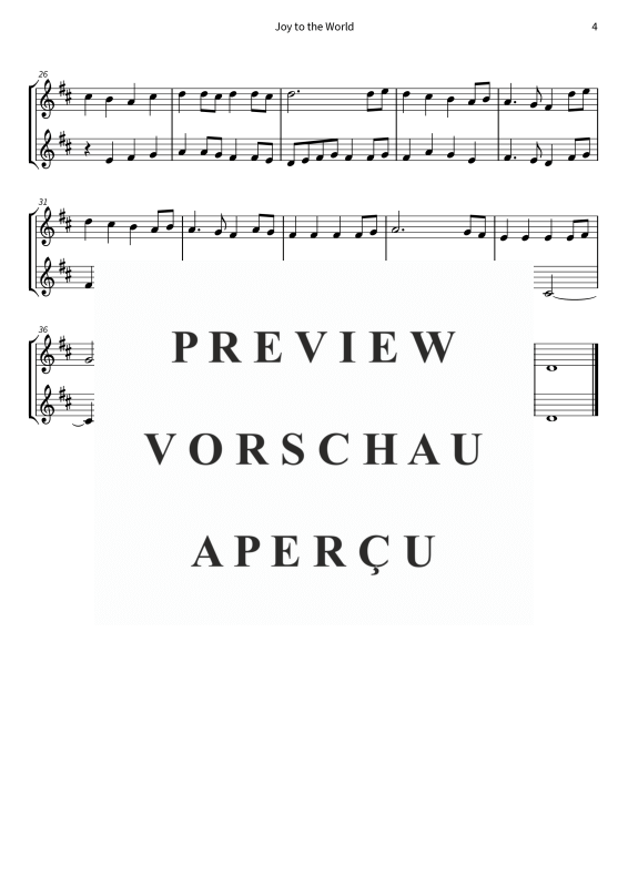 Product gallery: Page 6 of 8 Joy to the World - aus dem Album Barock und Jazz zum Fest, , (Duet 2x clarinet in Bb)