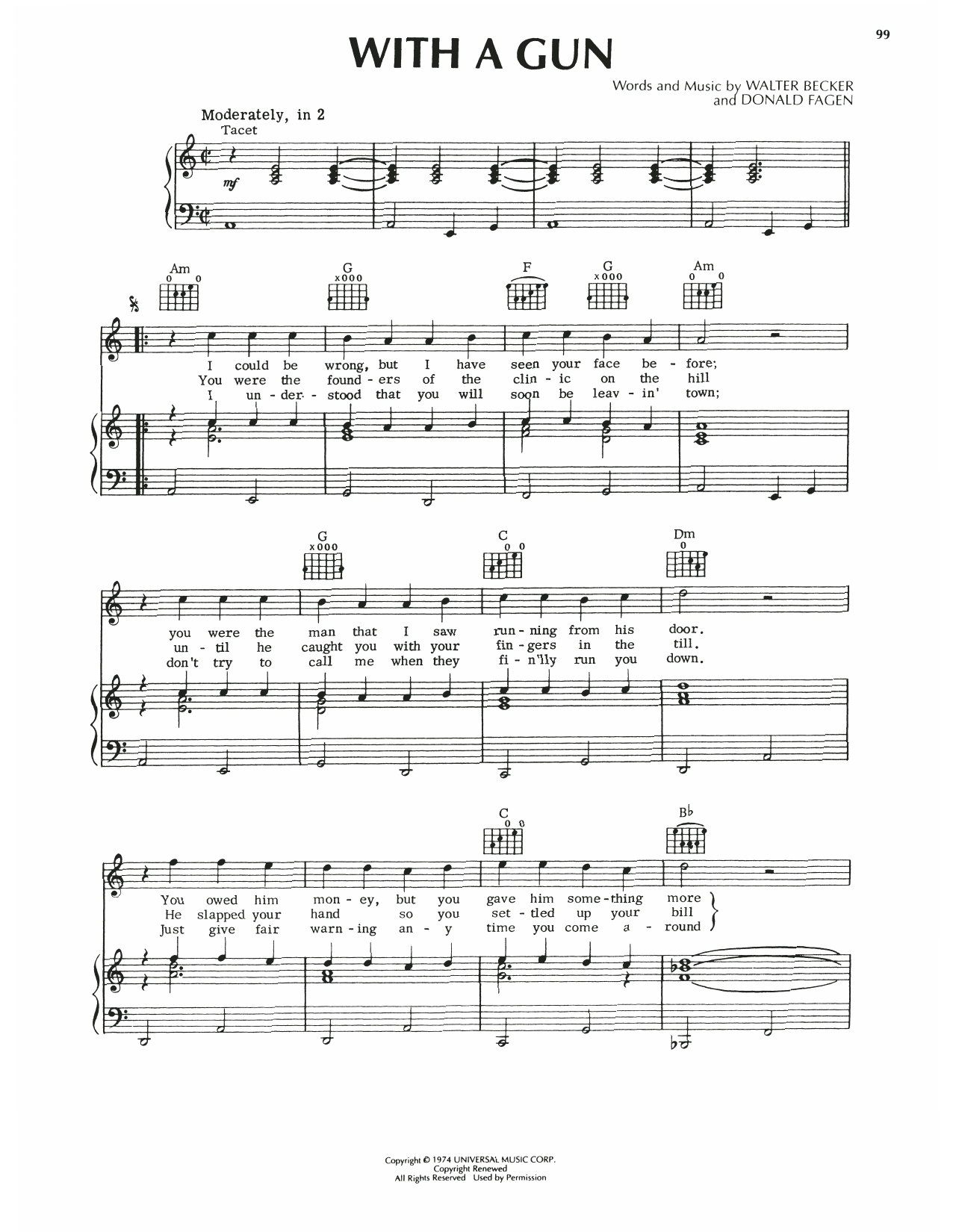 Produktbild zu:  With A Gun - Steely Dan