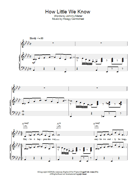 Product gallery: Page 1 of 1 How Little We Know, Hoagy Carmichael