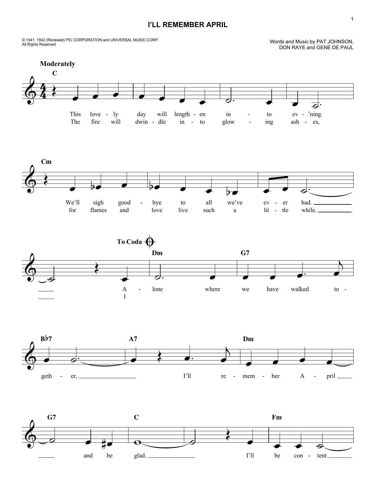 Product gallery: Page 1 of 1 I'll Remember April, Woody Herman & His Orchestra