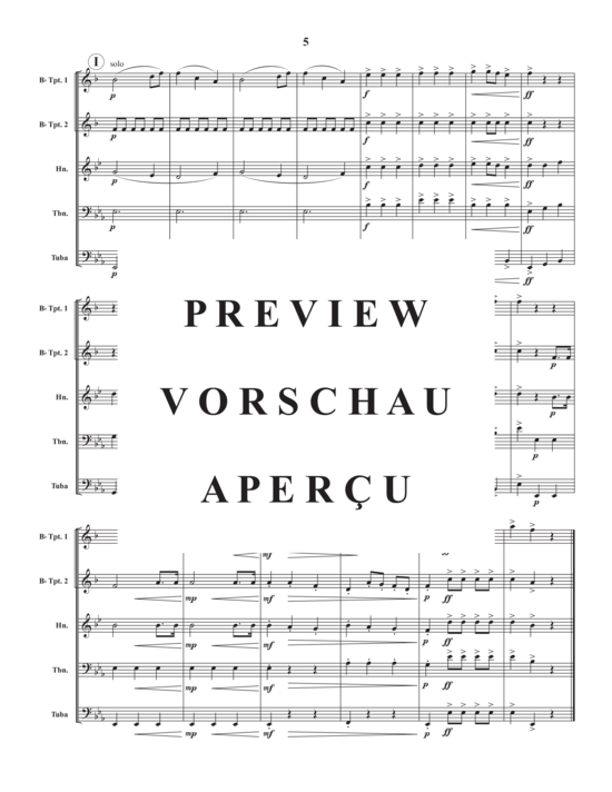 Produktgalerie: Seite 7 von 17 Deutscher Tanz Nr. 13 , , (Blechbläserquintett)