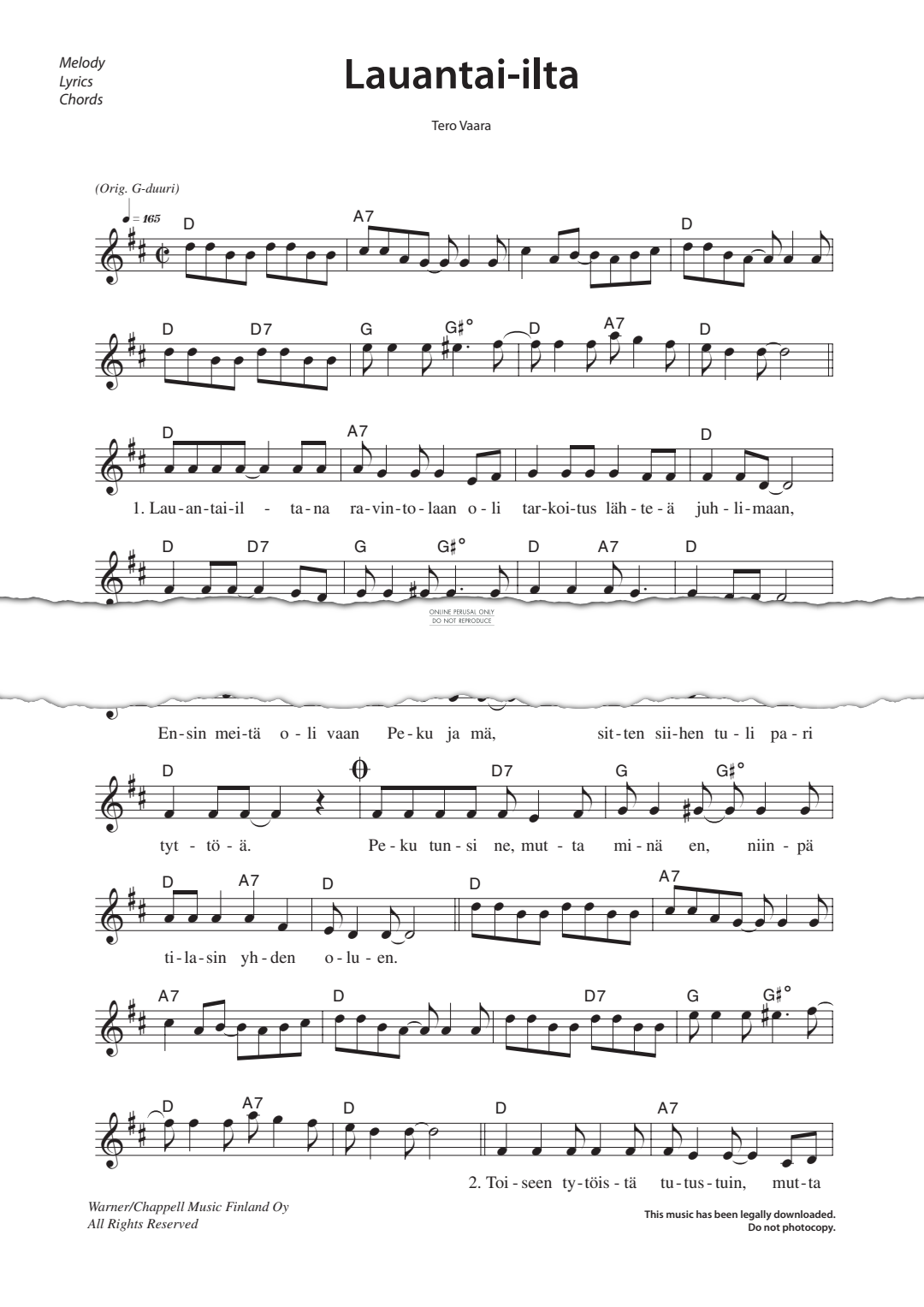 Product gallery: Page 1 of 1 Lauantai-ilta, 