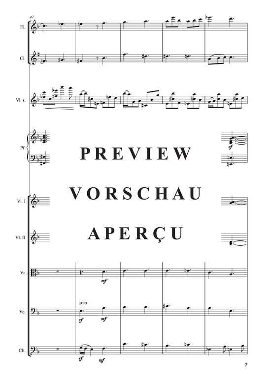 Product gallery: Page 9 of 21 Hommage à la Pologne (2015) , ,  (ensemble for violin solo, piano, flute, clarinet + string quintet)