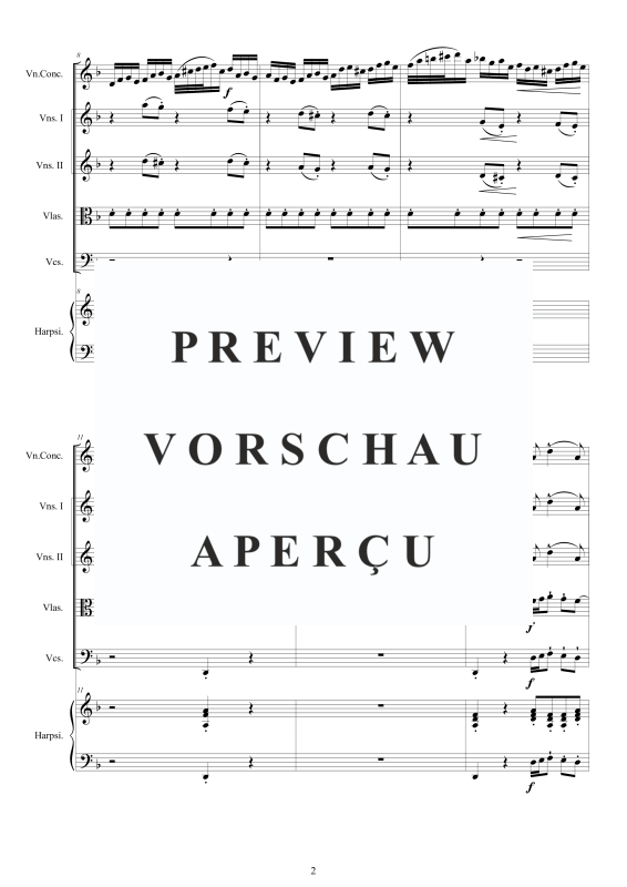 Product gallery: Page 3 of 11 Violin Concerto in D minor BWV 1052, , Mixed Ensemble: Violin, Strings and Harpsichord Bc