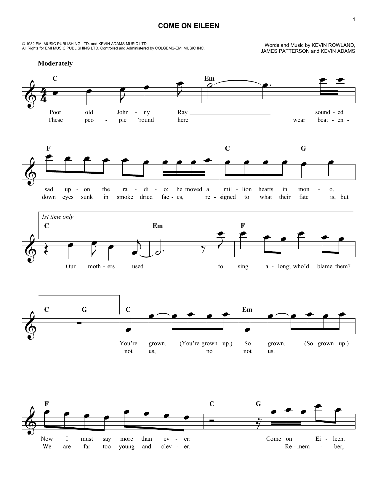 Produktbild zu: Come On Eileen