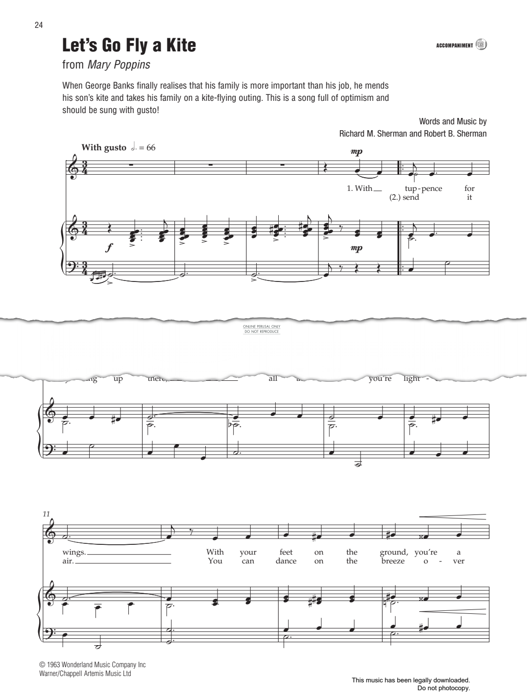 Produktbild zu: Let's Go Fly A Kite (from 'Mary Poppins')