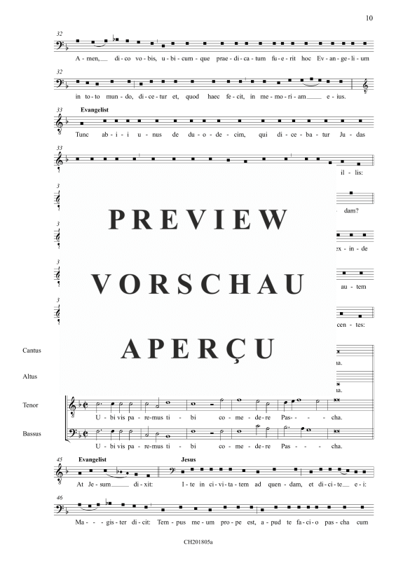 Produktgalerie: Seite 4 von 11 Passio secundum Matthaeum - Matthäuspassion, , (Gemischter Chor)