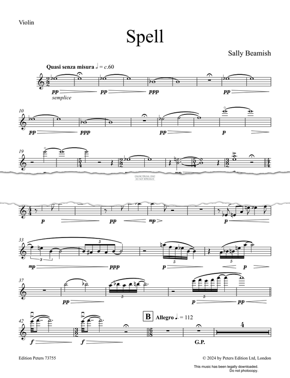 Product gallery: Page 1 of 1 Spell, Sally Beamish