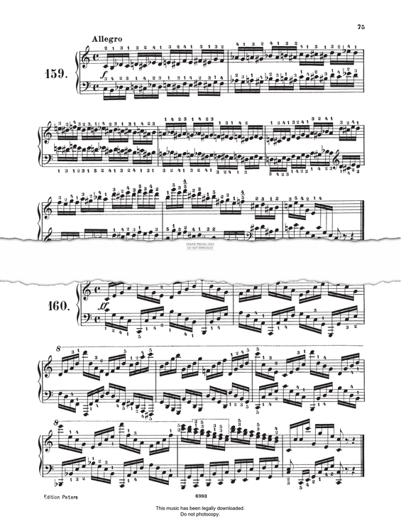 Produktgalerie: Seite 1 von 1 Study (Op. 821, No.159), Carl Czerny, Klavier