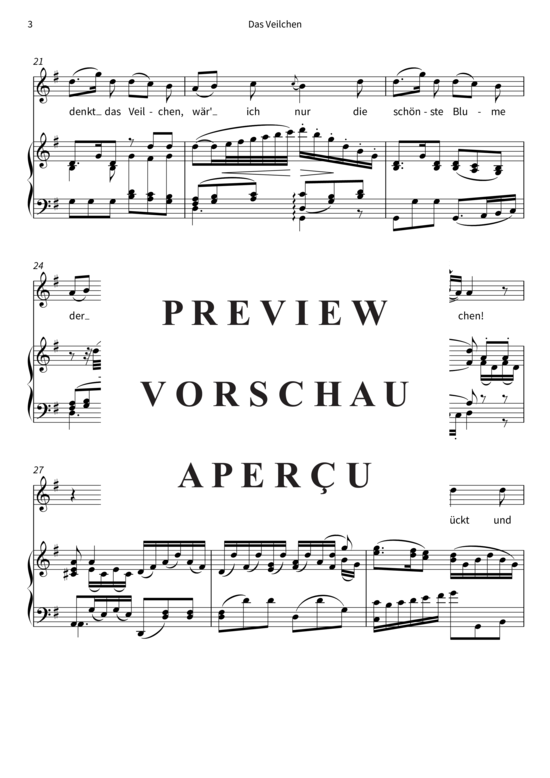 Product gallery: Page 6 of 8 Das Veilchen , , Piano Solo