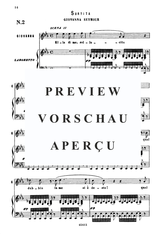 Produktgalerie: Seite 2 von 3 Ella, di me sollecita, , Mezzo-Sopran und Klavier