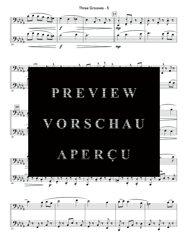 Produktgalerie: Seite 9 von 11 Three Grooves, , (Euphonium Duo)