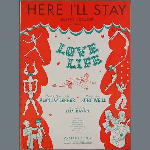 cover: Susan's Dream (from Love Life), Kurt Weill