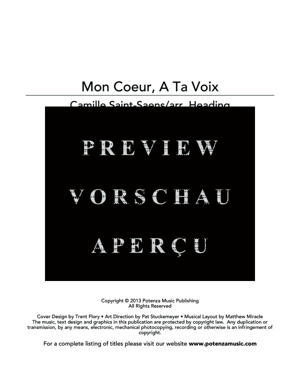 Produktgalerie: Seite 3 von 11 Mon Coeur, A Ta Voix, , (Blechbläser Quintett)
