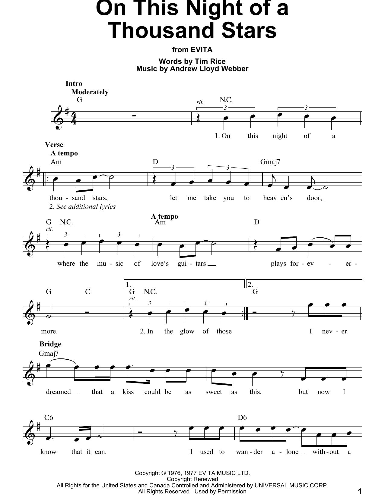 Produktbild zu: On This Night Of A Thousand Stars