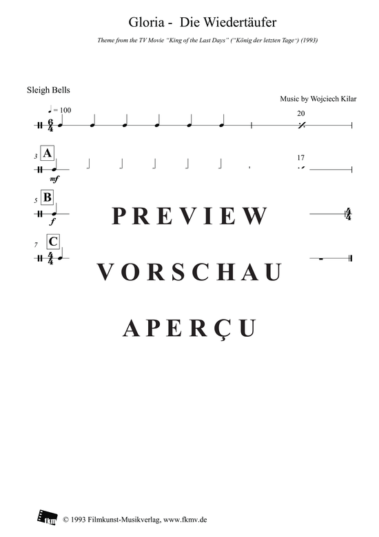 Product gallery: Page 4 of 6 König der letzten Tage - Gloria: Glockenstab, , Drums