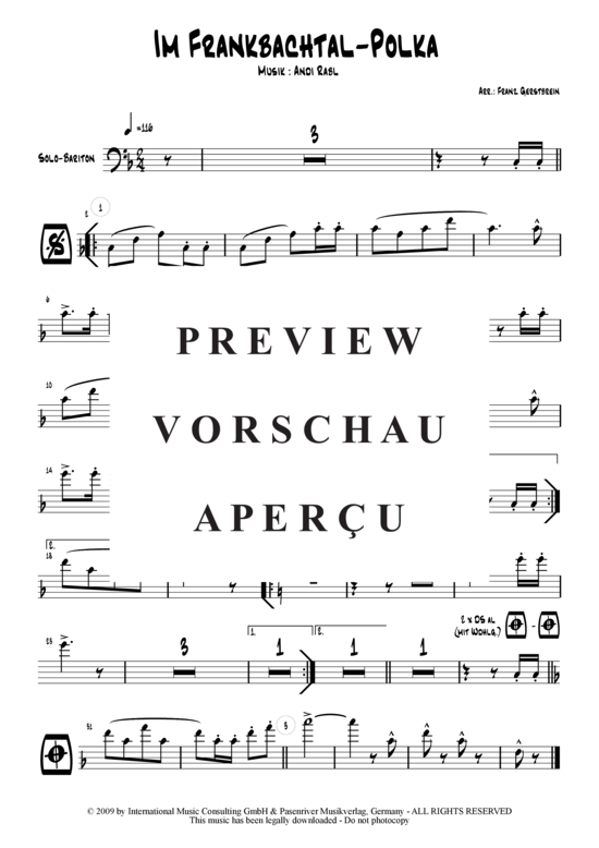 Product gallery: Page 13 of 15 Im Frankbachtal , Die Münchner Wiesen Sinfoniker, (Combo + 3 Horns)