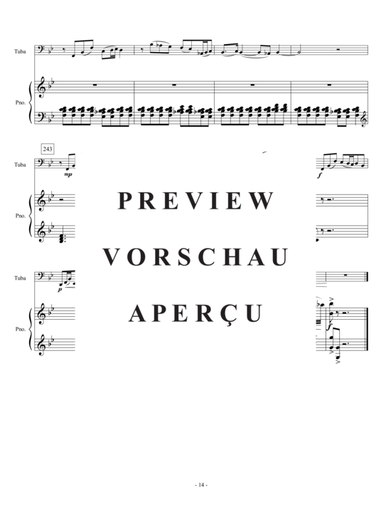 Produktgalerie: Seite 16 von 21 Tuba Concerto , , (Tuba + Klavier)
