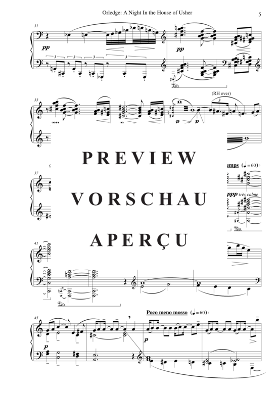 Product gallery: Page 6 of 13 A Night In the House of Usher , , Piano Solo