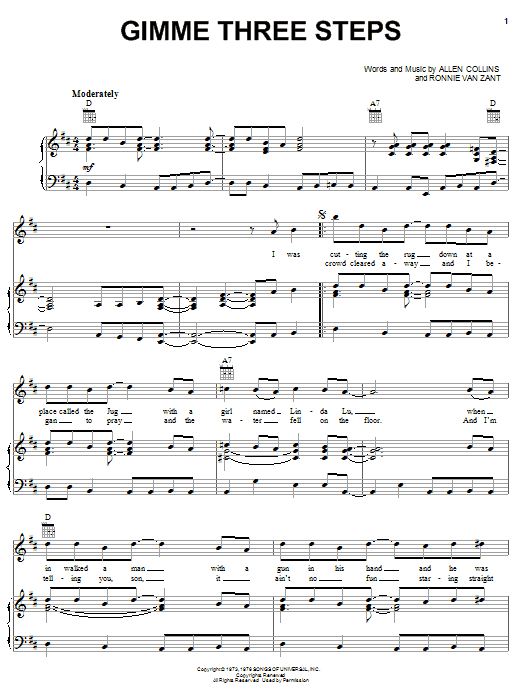 Produktbild zu: Gimme Three Steps