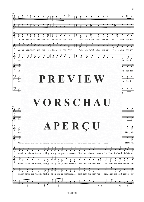 gallery: Jesu, du mein liebstes Leben (aus: Fest-, Buß- und Danklieder), , (5 Vokalstimmen, 2 Violinen, 3 Instrumente und Continuo)