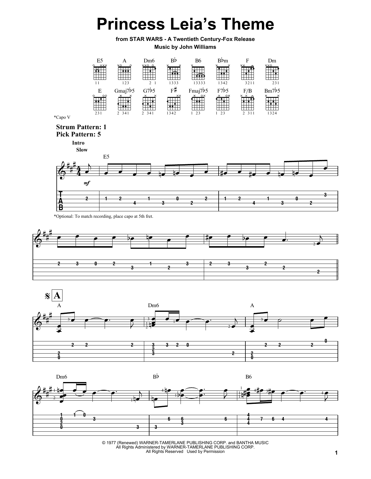 Produktbild zu: Princess Leia's Theme