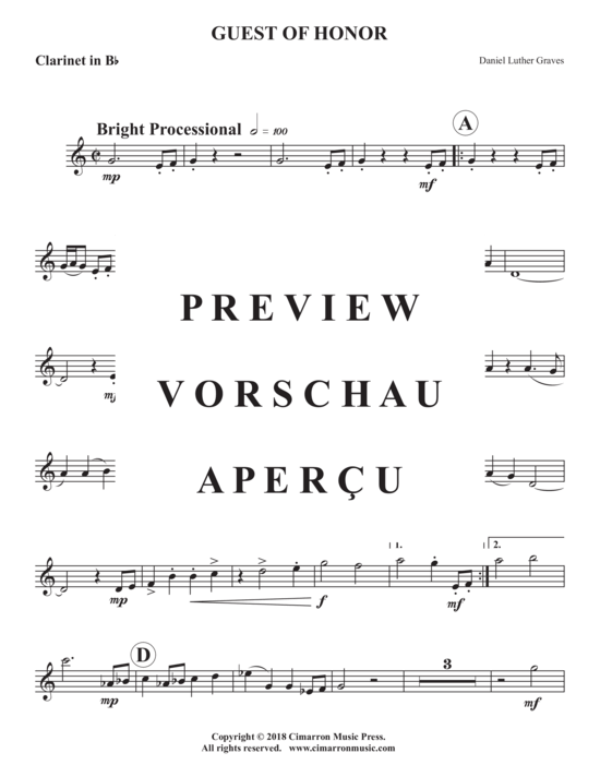 Produktgalerie: Seite 11 von 16 Guest of Honor , , (Holzbläser Quintett)