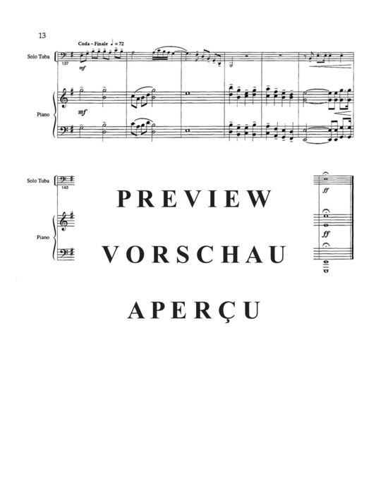 Produktgalerie: Seite 18 von 21 Suite No. 3 , , (Tuba + Klavier)