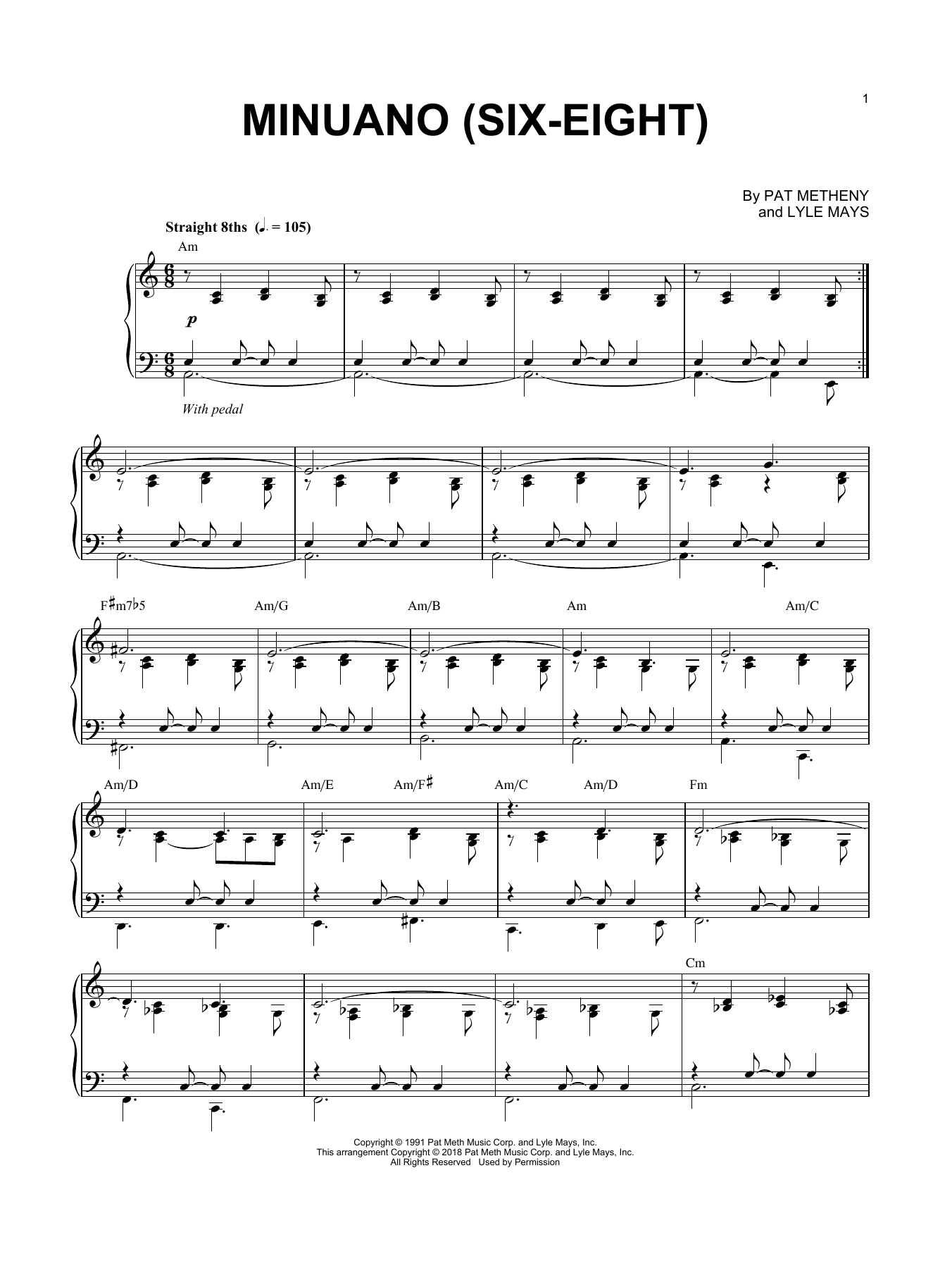 Produktbild zu: Minuano (Six-Eight)